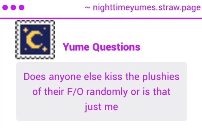 NighttimeYumes's tweet photo. 💭 Yume Question https://t.co/YlIXMAwbxG