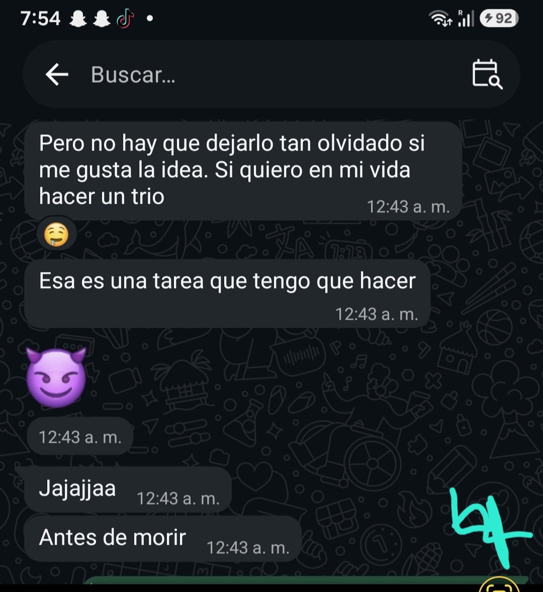 zaulesme's tweet photo. Asi nuestras conversaciones  de esposos jeje necesitamos cumplir esa  fantasía vdd mi amor? https://t.co/kw8xDtv0ev