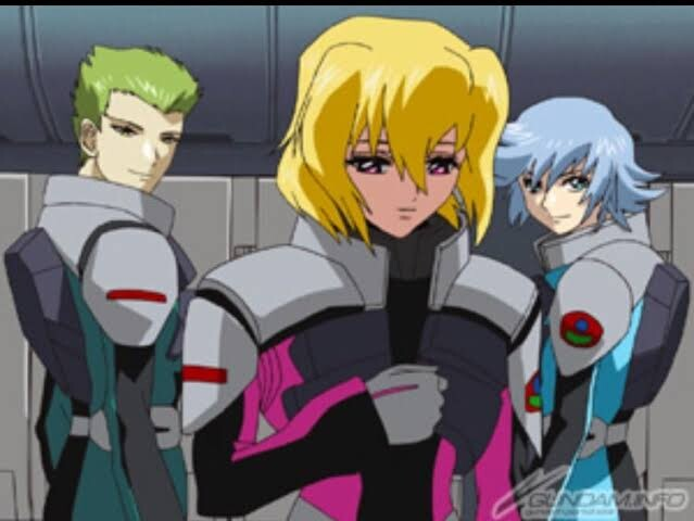 strikebaka's tweet photo. #今日の種知識

609日目
三馬鹿

SEED作品では時折3人組を三馬鹿として
呼称することがある。
旧三馬鹿、新三馬鹿、劇場版三馬鹿

なお美少女のみの場合は三人娘になる模様 https://t.co/0KZiQUBE26