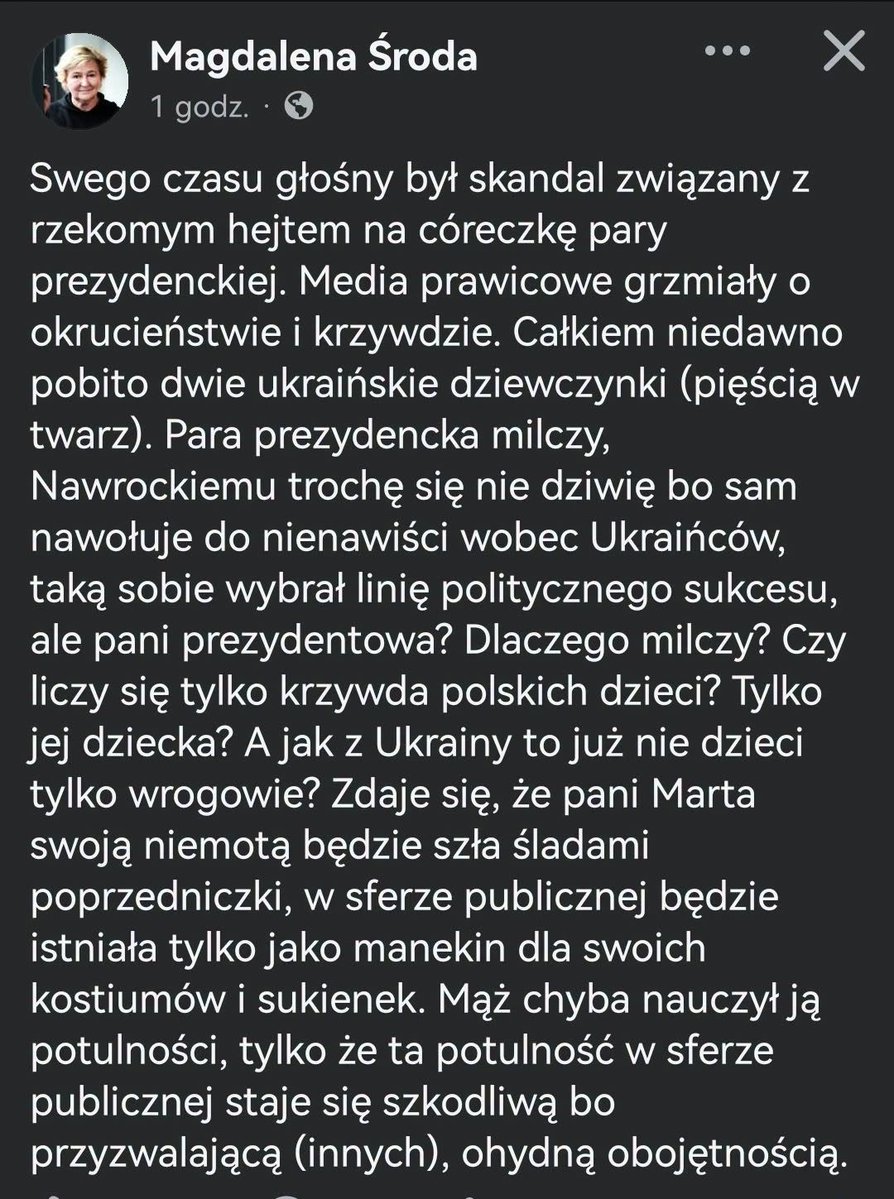 lachelndteufel's tweet photo. Prof. Magdalena Środa -  BEZ ZNIECZULENIA!
PROSZĘ O RT! https://t.co/Uhxna8WmFu