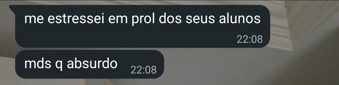 ASB5816's tweet photo. motivo do estresse: passei uma atividade pra turma hj e eu escolhi os alunos dos grupos, aí a bonita aí é 100% contra isso https://t.co/bBBYRhnvkI
