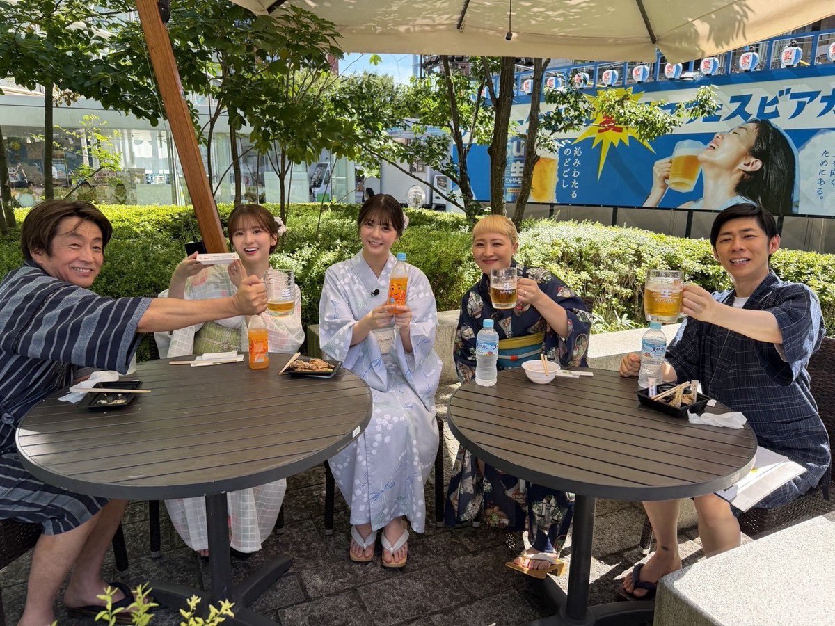 horiken_friend's tweet photo. テレ朝サマフェスを満喫🌻
乃木坂のさっちゃん、なおちゃん、桂里奈ちゃんとパターゴルフ⛳️
ビアガーデンで乾杯してピックルボールして
最後は人間ゼミで
ミンミンみーんなともだち😊

放送は本日24:21〜📺
そしてBIG NEWS‼️
8/3に完全版放送‼️見てね〜
#乃木坂46 #菅原咲月 #冨里奈央 #丸山桂里奈 https://t.co/ueAVrwmLUe