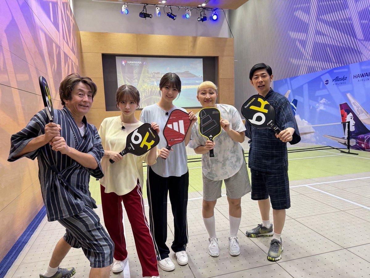 horiken_friend's tweet photo. テレ朝サマフェスを満喫🌻
乃木坂のさっちゃん、なおちゃん、桂里奈ちゃんとパターゴルフ⛳️
ビアガーデンで乾杯してピックルボールして
最後は人間ゼミで
ミンミンみーんなともだち😊

放送は本日24:21〜📺
そしてBIG NEWS‼️
8/3に完全版放送‼️見てね〜
#乃木坂46 #菅原咲月 #冨里奈央 #丸山桂里奈 https://t.co/ueAVrwmLUe