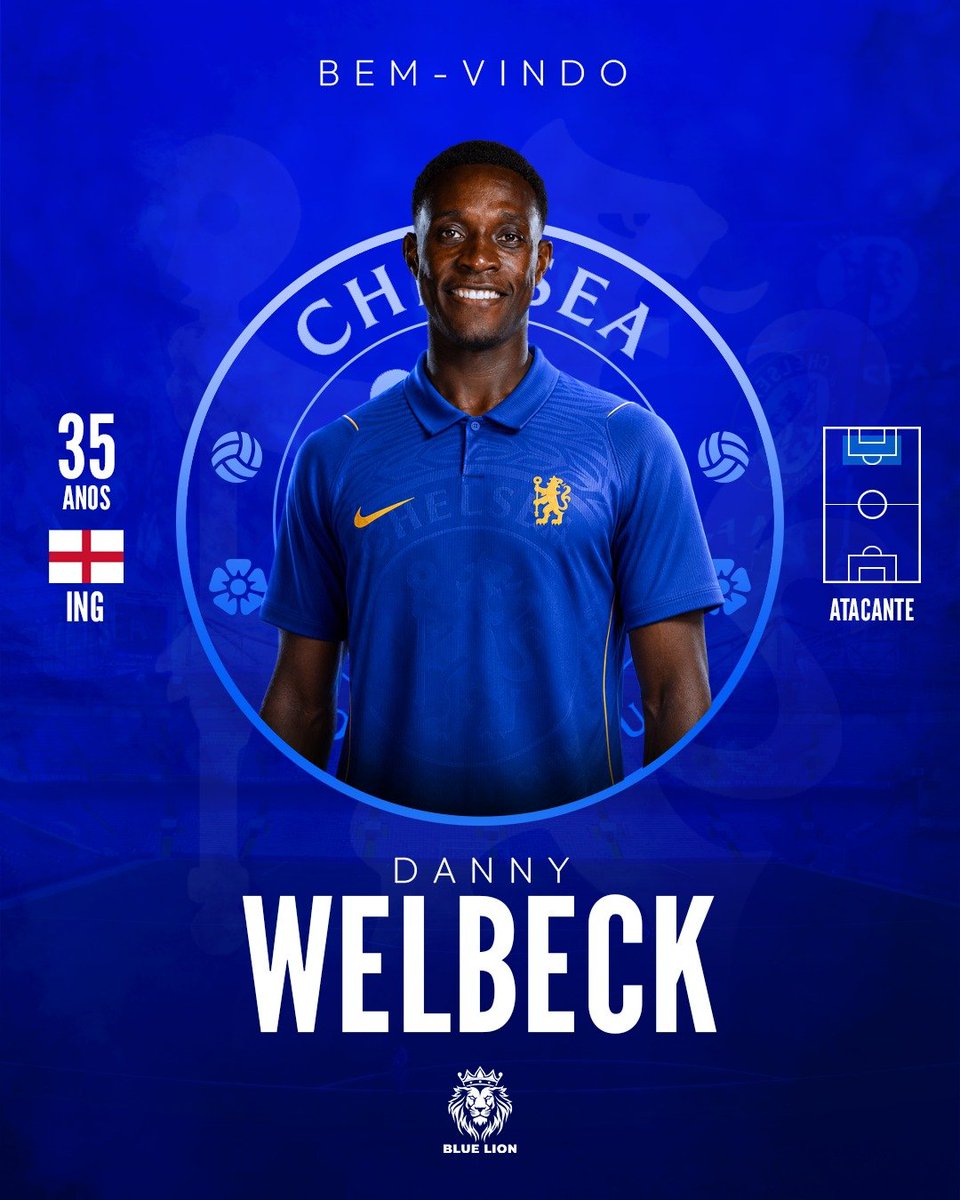 BlueLionBR's tweet photo. ✒️📃 NEGÓCIO FECHADO!

O Chelsea acertou a contratação de Danny Welbeck.

O atacante assinará um contrato de 2 anos com os Blues.

🗞 Fabrizio Romano https://t.co/RdZTpqsJJB