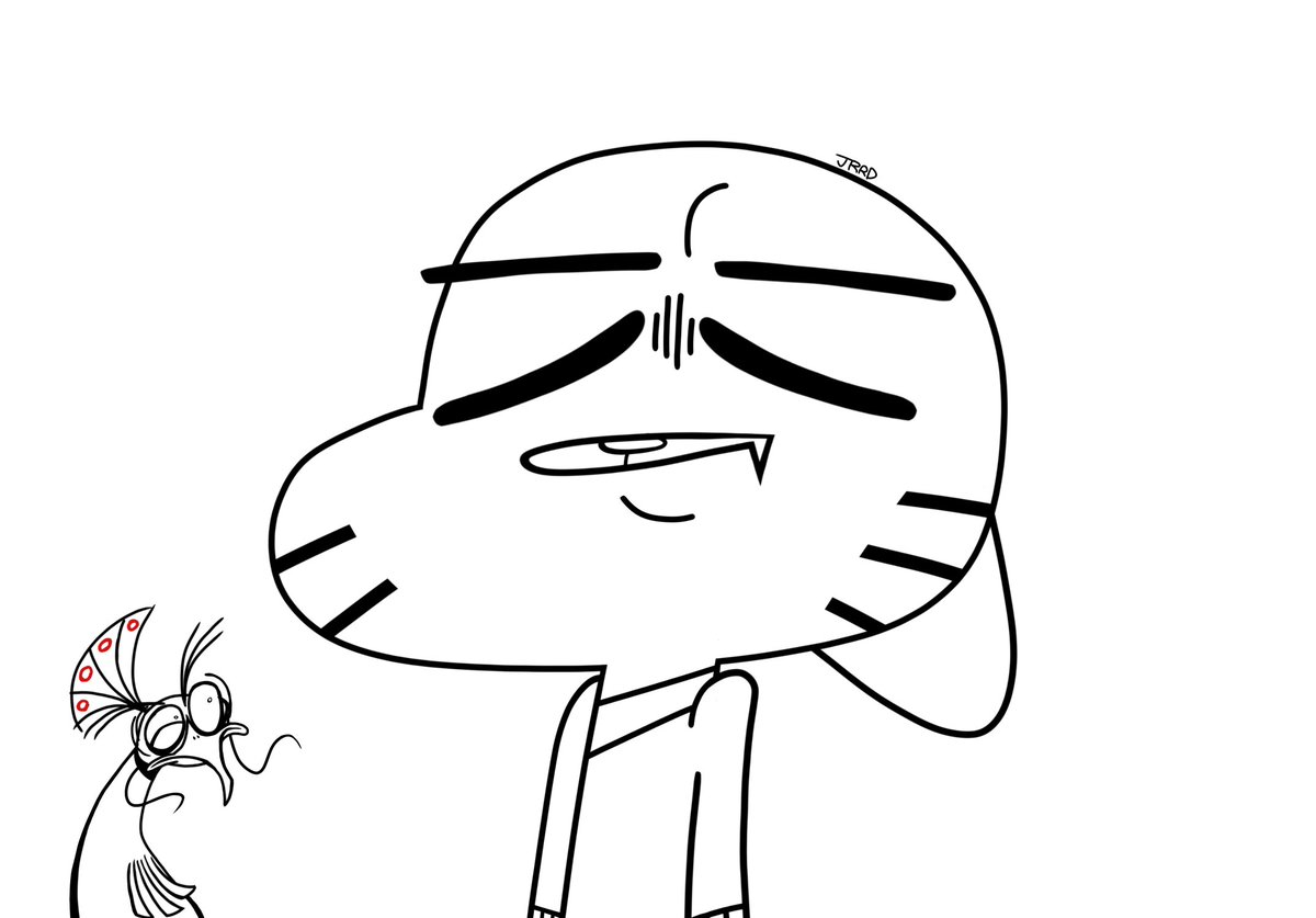 JrrdOfficial's tweet photo. Cat &amp; Peacock 1.1
#gumball #kfp #doodleart #doodle https://t.co/SwSDgLeELc