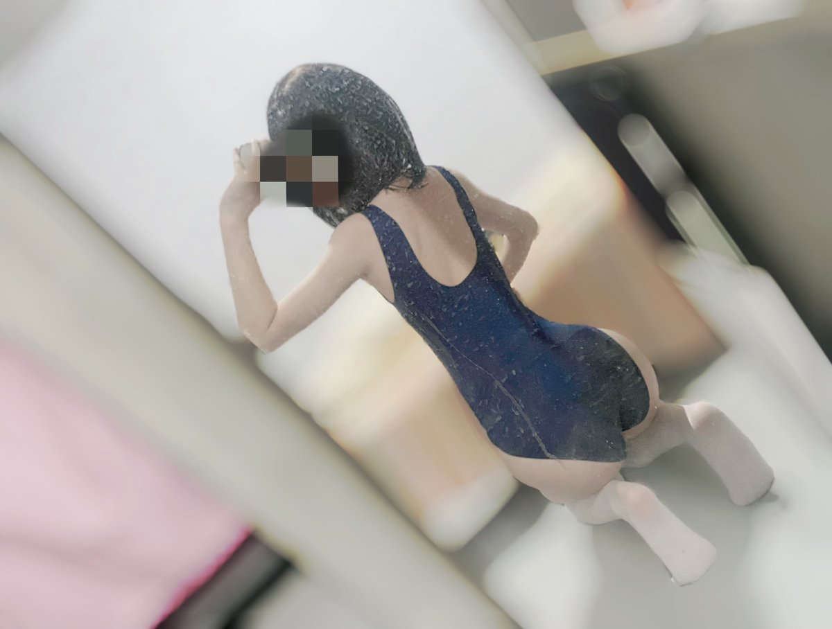Seian428's tweet photo. 更喜欢后入？那种好事轮不到你的～❤️
#スク水 #すくる水着 #男娘 #femboy #伪娘 https://t.co/TYEfW34CRI
