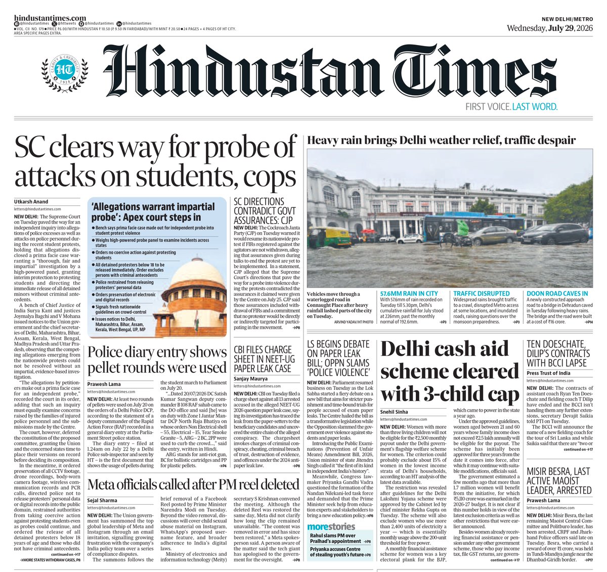 HindustanTimes's tweet photo. Stay updated with all the stories that matter — download the Hindustan Times app

📩 Subscribe now: https://t.co/8nJc4s9pS0 https://t.co/KSpDmW64G4