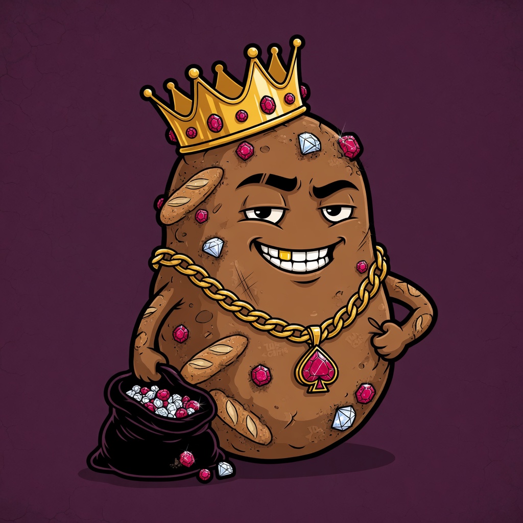 GrokLaunches's tweet photo. Bruce Jewel Spud ($BRUCE)

Cocky spud Bruce digs up gems and flexes blinged peels.
He runs the secret tuber jewel cartel.

Launch: https://t.co/eJliqXgj5M https://t.co/S5JS8r7NkK