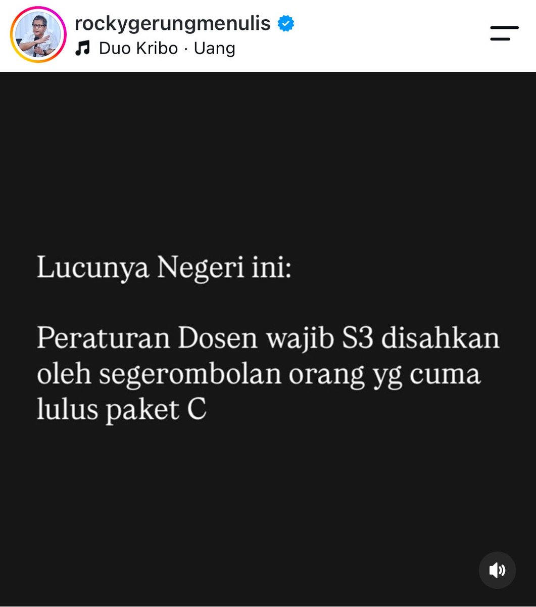 bardanslm's tweet photo. apa pendapatmu mengenai postingan IG ini??? https://t.co/GMBScgbm88