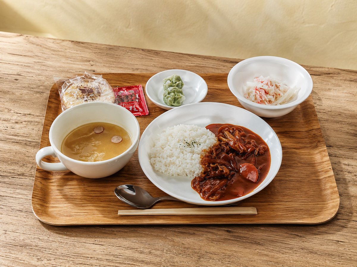 NEXTSTAGE_ANNEX's tweet photo. 昨日のメニュー
･ハヤシライス
･大根とカニカマの胡麻和え
･ほうれん草焼売
･スープ
･デザート
連投します。今日も過ごしやすい気温ですね。 #就労継続支援Ｂ型事業所 #札幌市白石区 #データ入力 #つまみ細工 #資格取得学習 #手作りランチ https://t.co/Vt4ihm9pv3