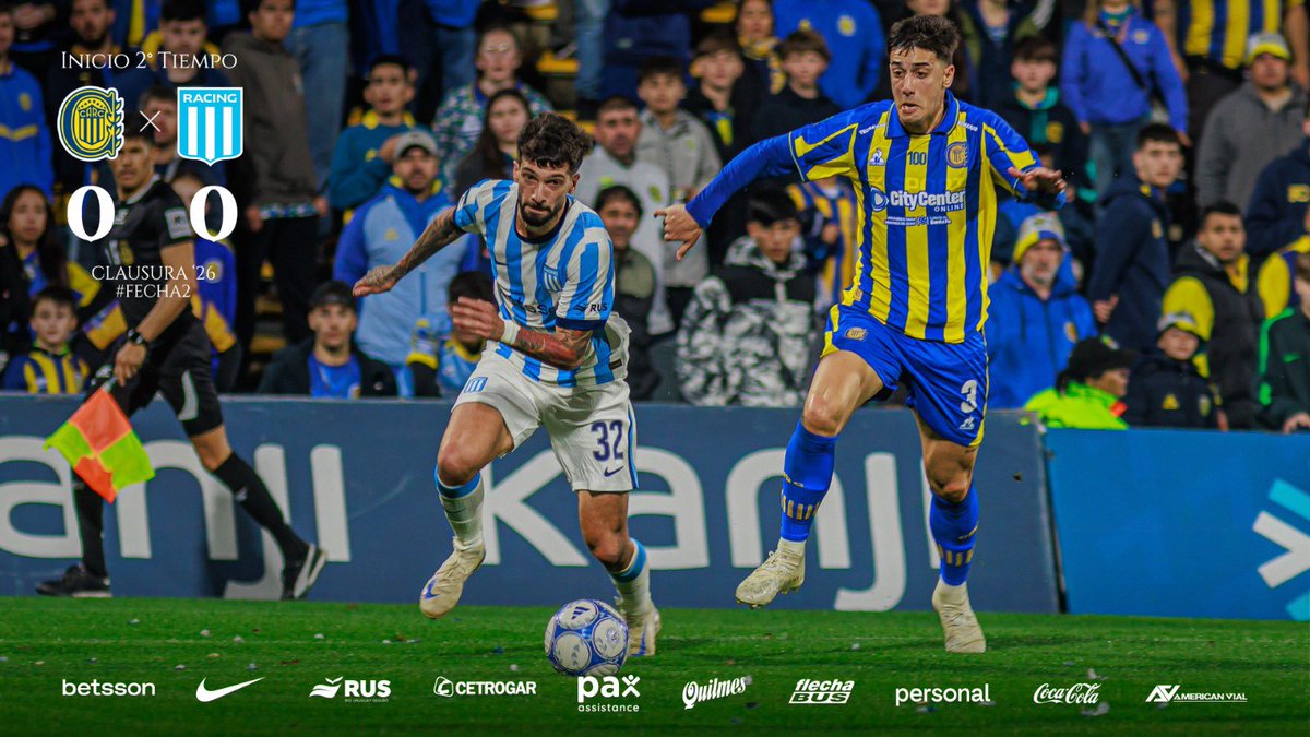 RacingClub's tweet photo. 🔛 ¡Segunda parte en marcha! https://t.co/KFX0m4uWHI