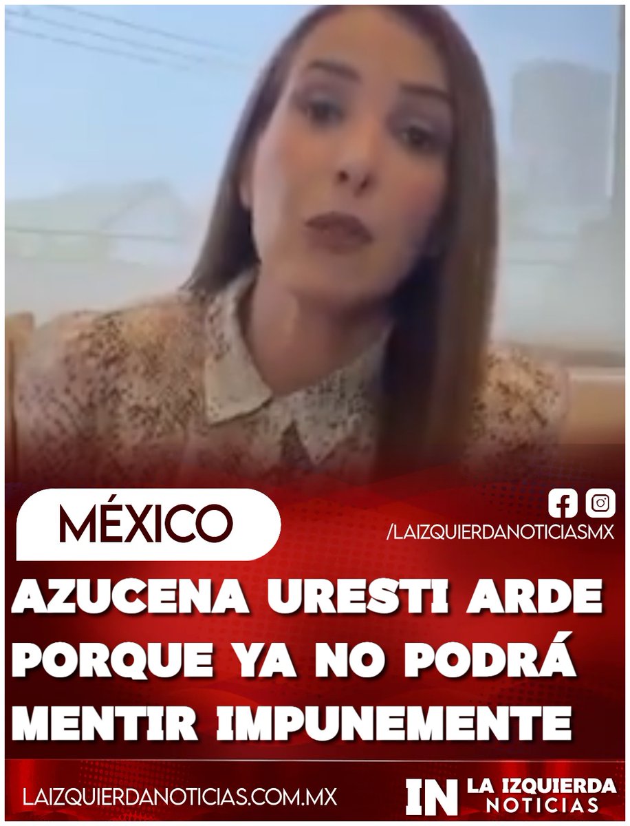 IzqNoticiasMx's tweet photo. ¡ACABÓ LA IMPUNIDAD! Azucena Uresti salió a llorar, patalear y gritar “censura” porque con la nueva Ley de Telecomunicaciones las audiencias tendrán derecho de réplica y ella podría ser multada por sus fake news y por engañar al pueblo. La Chayucena que tanto despotricó contra la 4T ahora tiembla porque ya no podrá mentir sin consecuencias.