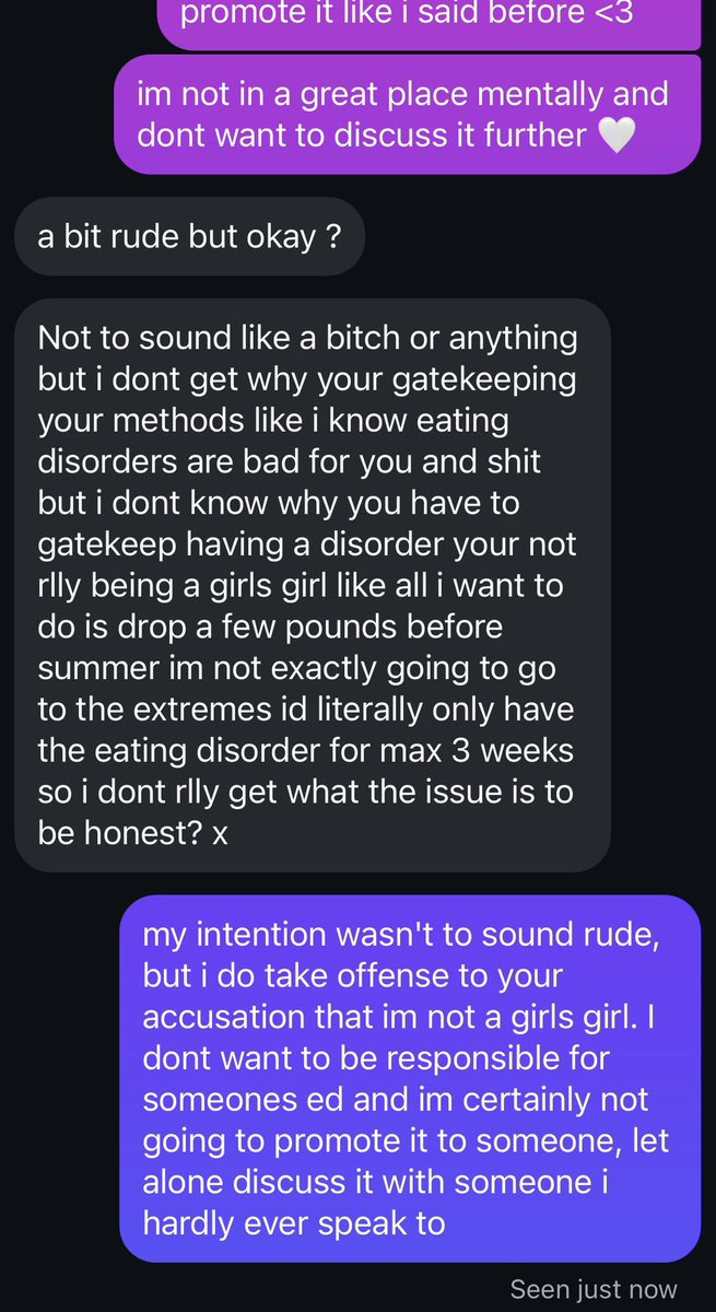 theyluvchichi's tweet photo. like sorry for not wanting to promote an ed to you?? and sorry for not wanting to discuss my personal business?? the fucking audacity #edrtwt https://t.co/FWEUgdPtc9