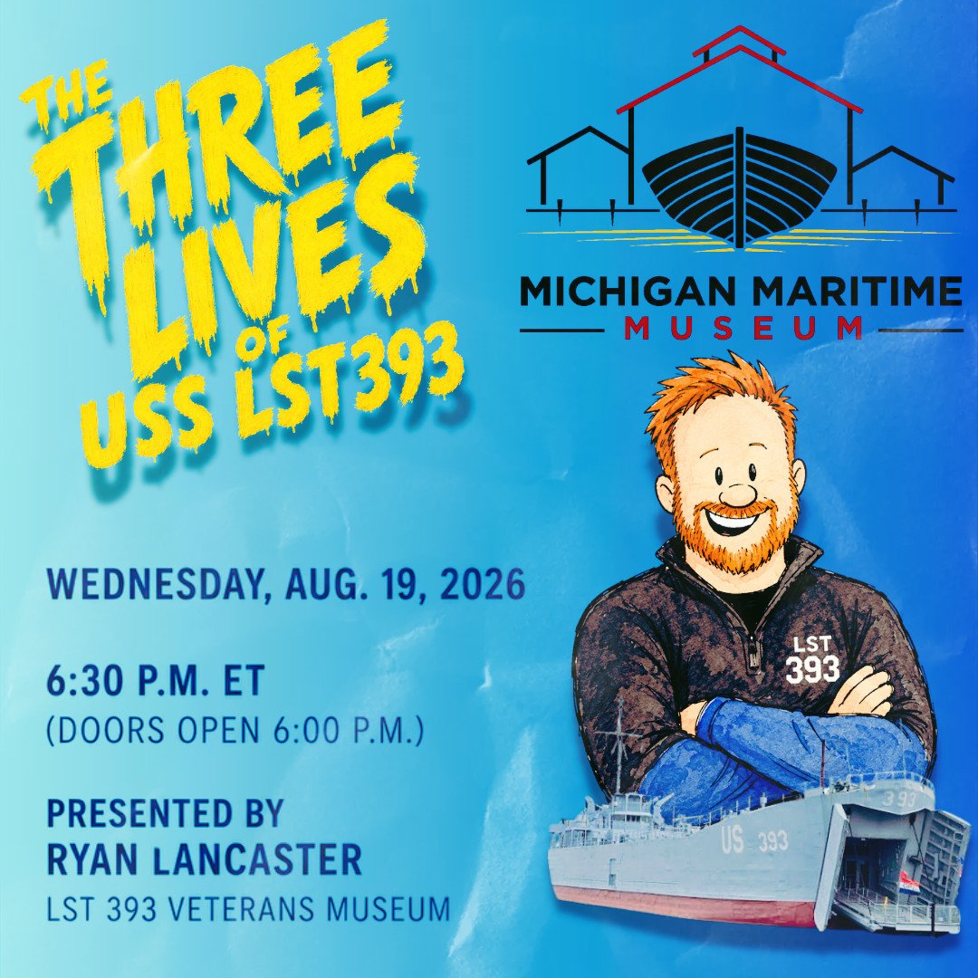 MayorMcSweet's tweet photo. People keep asking me what I'm doing on August 19. As it turns out, I'll be standing in front of a room at the Michigan Maritime Museum in South Haven at 6:30 PM, talking about a ship that refused to accept the normal rules of retirement.

🎟️ In-person: https://t.co/pdo8CZtb32 https://t.co/GDN5CJ4H83