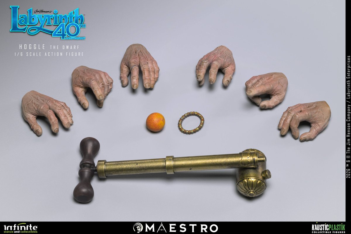 Nin_Nin_Game's tweet photo. A beloved Labyrinth companion arrives! 🌟🍑

From Jim Henson’s Labyrinth (1986), Hoggle joins Infinity Statue’s Maestro Line as a detailed 1/6 scale figure. Featuring a rooted hair head sculpt and partially articulated body.
Pre-order now👉 https://t.co/GtIN3j0MVu

#Labyrinth #Hoggle #JimHenson #InfinityStatue #1of6Scale #MovieFigure