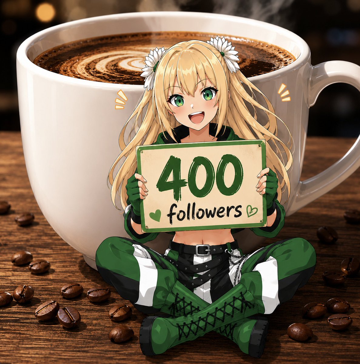 Rissa1up's tweet photo. Thank you all so much for following me on Twitter everyone; I am at 400 followers. Y'all supporting me is soo appreciated and so nice to chat with y'all too :)
Thank you again 😁 https://t.co/ot8hcvWM61