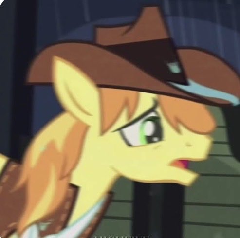 BraeburnMLP's tweet photo. @LunaMoon0v @SpikeyDragon420 Uh Ma’am, y-yer’ not listenin’ ah’ didn’t say there wasn’t anything wrong with the little bud ridin yer’ back ! , ah’ only said how yer’ sayin it https://t.co/HIqqdsTBRh