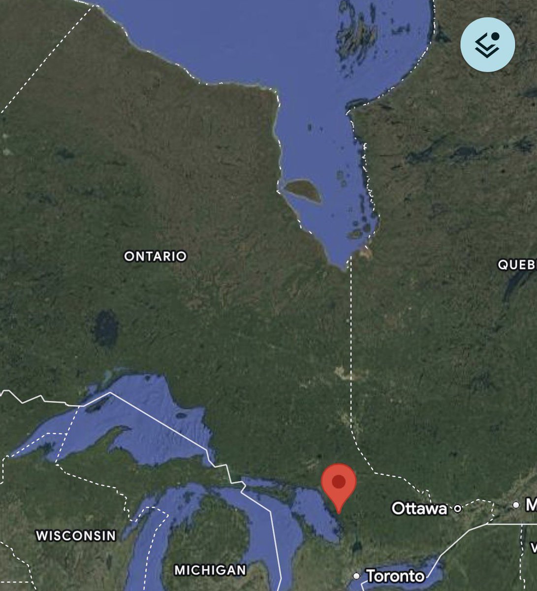 JoshLipnik's tweet photo. Parry Sound was the northernmost stop on my trip to Canada. It really feels like you’re way up there until you see how far north Ontario goes. https://t.co/lmzkDPIVaf