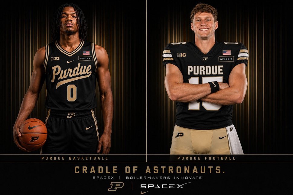 MarkAWalpole's tweet photo. @elonmusk what do you think?  What a great way to tell the story of the connection between @SpaceX and Purdue University - a match literally made in and for the heavens!  You or someone on your team contact me if interested! https://t.co/ymCZ5JvYYJ