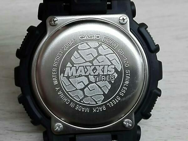 AleatorioMakoto's tweet photo. Casio G-Shock GD-100 Maxxis. Essa é a série GD-100 da Casio em colaboração com a fabricante de pneus Off Road Maxxis, por isso que muitas pessoas não conhecem essa marca pois é um pneu de uso muito específico. #casio #gd100 #maxxis https://t.co/dnqp84qTKm