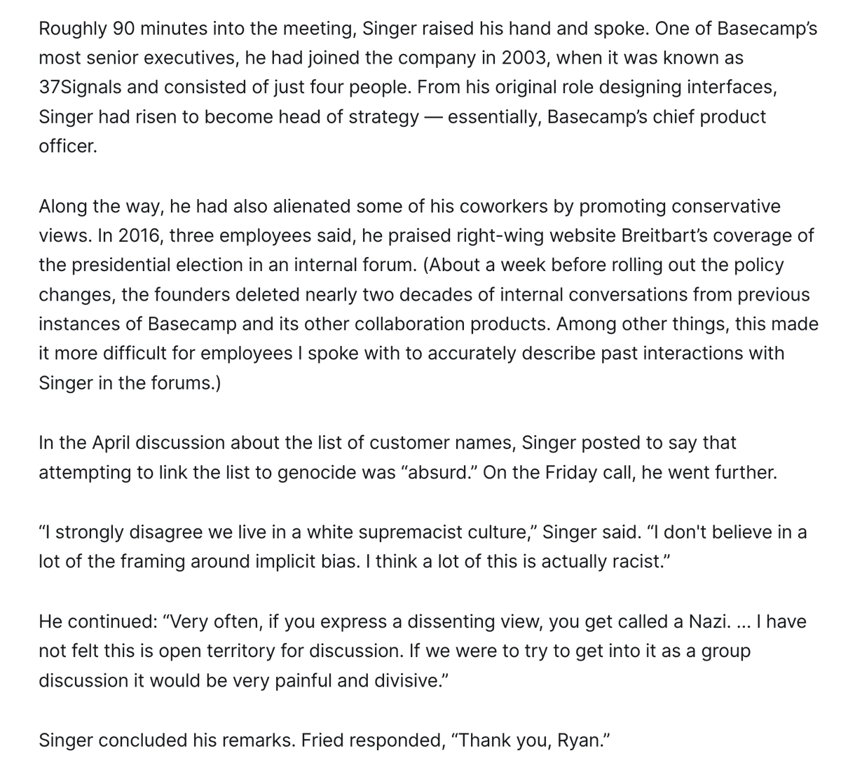 xingushi's tweet photo. it is sad to see dhh talking this shit in a different way. it's not about discussing palestine in the workplace. and it led to ryan singer's resignation.

https://t.co/OkH0ywyyVu
https://t.co/C2NAQModhJ https://t.co/vYzIAvRP11