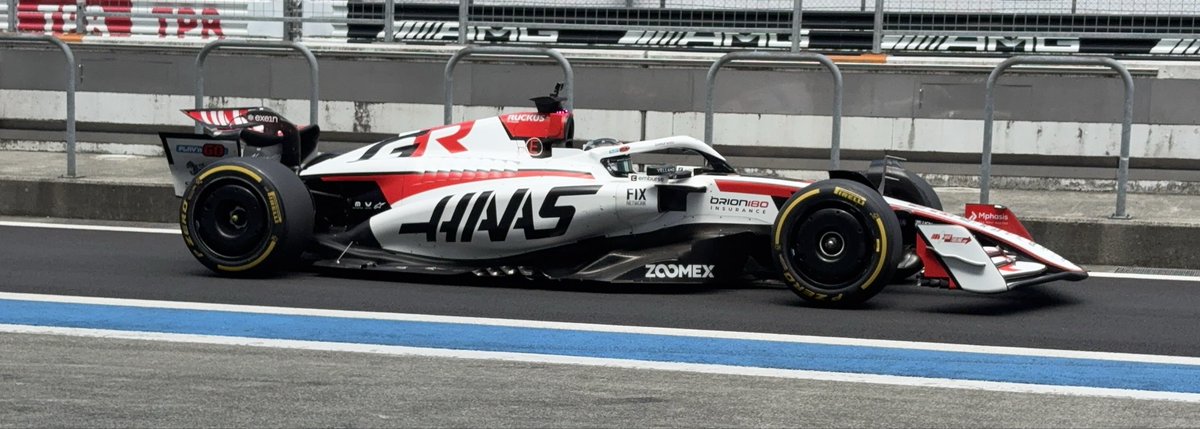 yugt7's tweet photo. TGR HAAS F1チームのTPCテストに来た。 https://t.co/Ox7aUo0CFq