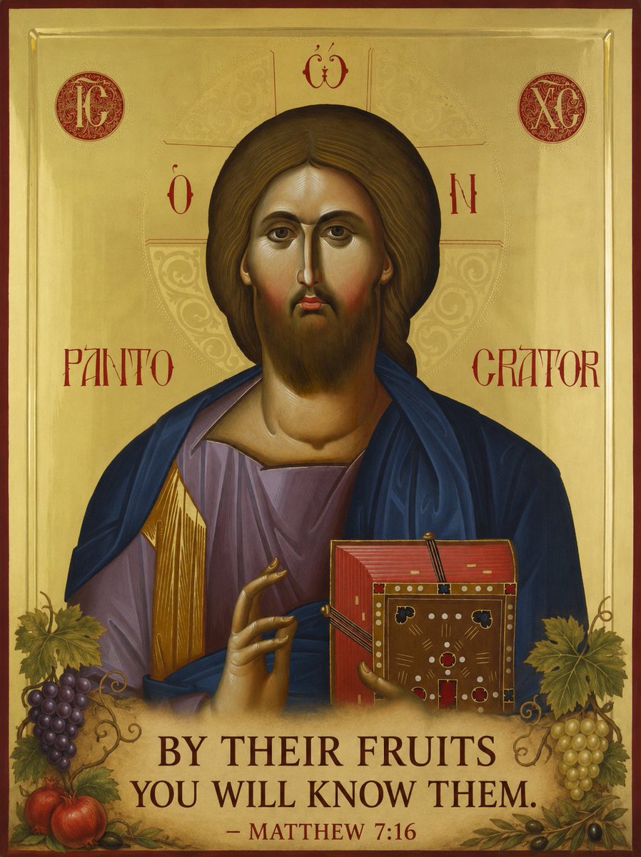 MaximvsXxxiii's tweet photo. Beware of false prophets, who come to you in sheep’s clothing, but inwardly they are ravenous wolves. You will know them by their fruits. Do men gather grapes from thornbushes or figs from thistles? Even so, every good tree bears good fruit, but a bad tree bears bad fruit. https://t.co/ykvIDX3O1h