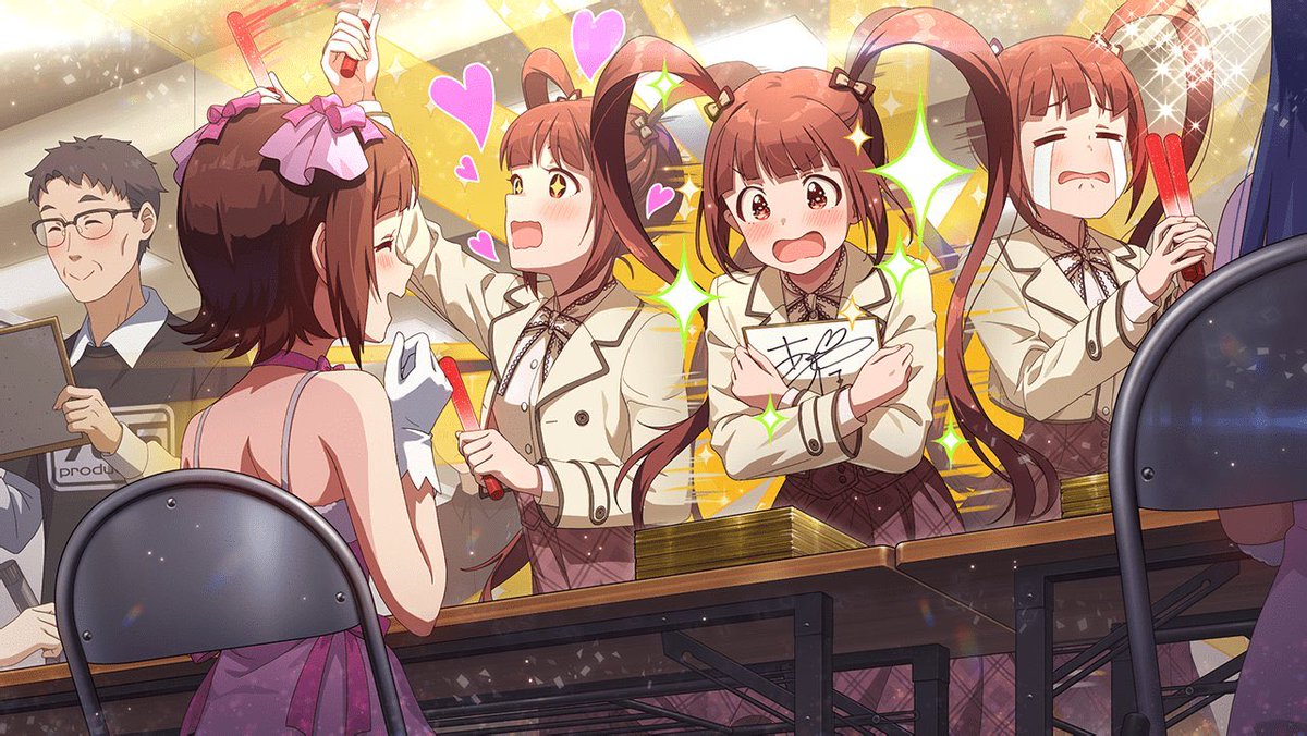 buritukuri's tweet photo. IWSFで亜利沙と春香が同じステージに立つ姿を直で見てこのカードイラストも更にとんでもねえ味がするようになった https://t.co/4Bx4aifVqx