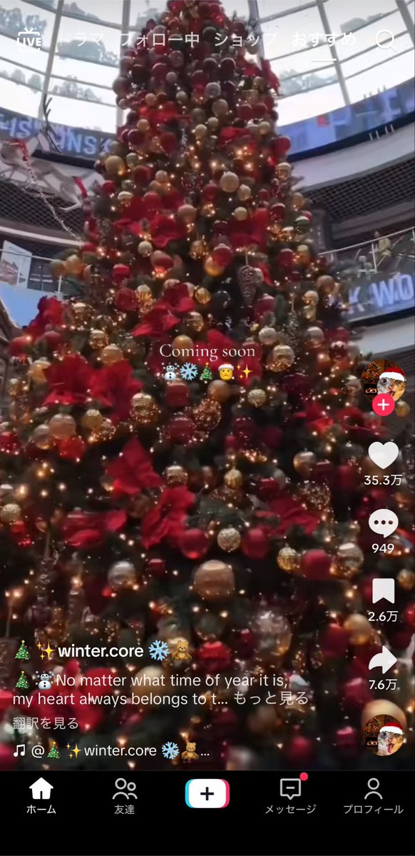 __mchi_o's tweet photo. うちのTikTokもうクリスマス https://t.co/AfxPT92J39
