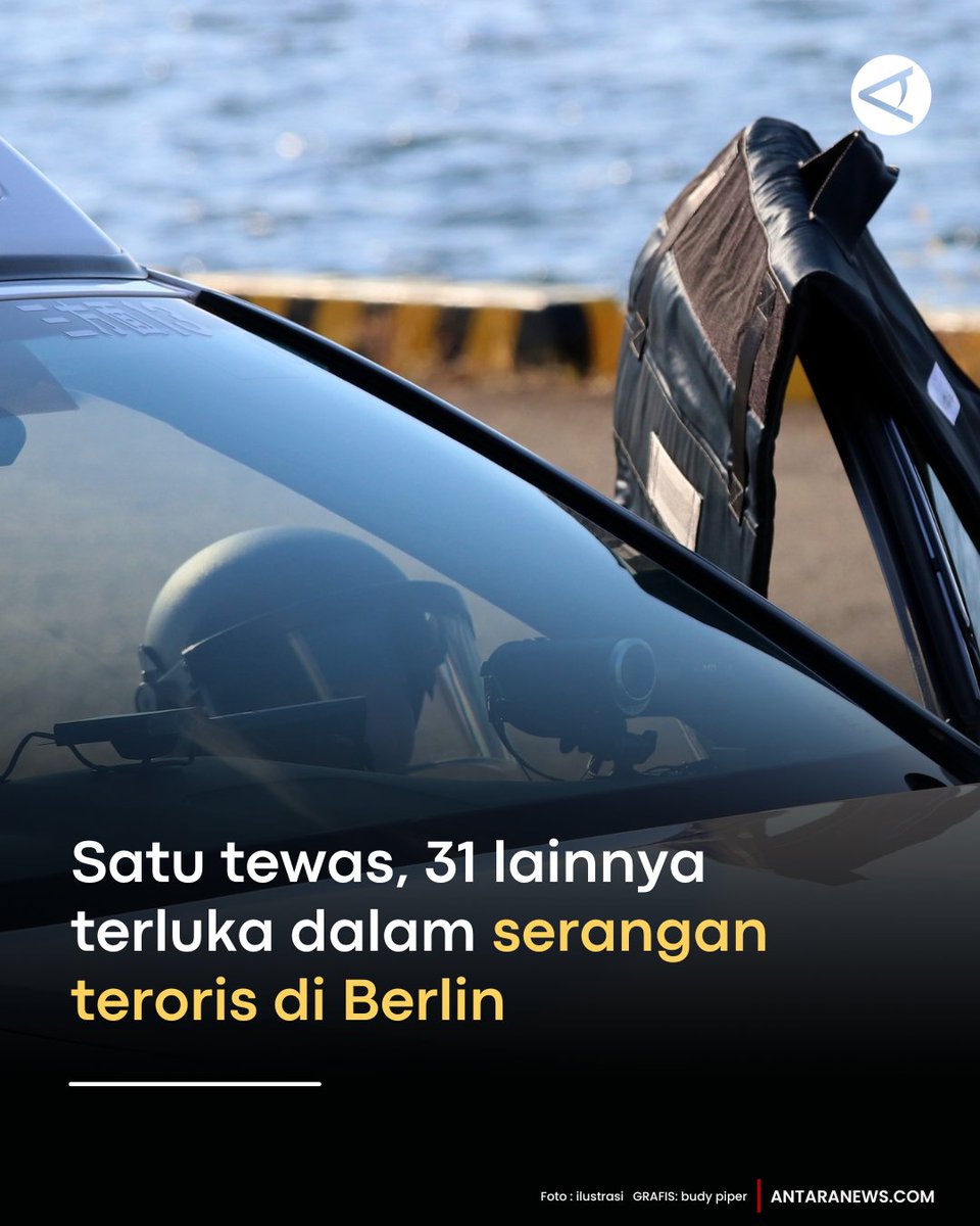 antaranews's tweet photo. Serangan itu terjadi pada 25 Juli di taman Tiergarten Berlin ketika sebuah acara publik berlangsung. Pada saat itu seorang pengemudi mobil van putih menabrak kerumunan dan pohon dan kemudian kabur dari lokasi kejadian.

Baca selengkapnya
https://t.co/nxrqK7pGgH https://t.co/veU4nS7Zye