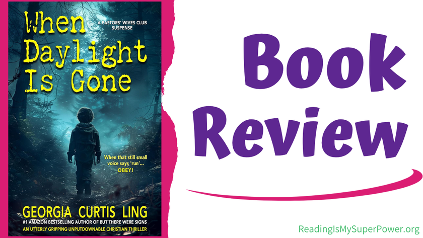 MeezCarrie's tweet photo. #giveaway "WHEN DAYLIGHT IS GONE by @GeorgiaCLing seamlessly blends a pulse-racing thriller with authentic faith, genuine friendship, and plenty of twists to make sure you stay invested." https://t.co/B6sAdzB1UL

#BookTwitter #readingcommunity #ThrillerBooks #bookreviews https://t.co/8xXDK1EtHL