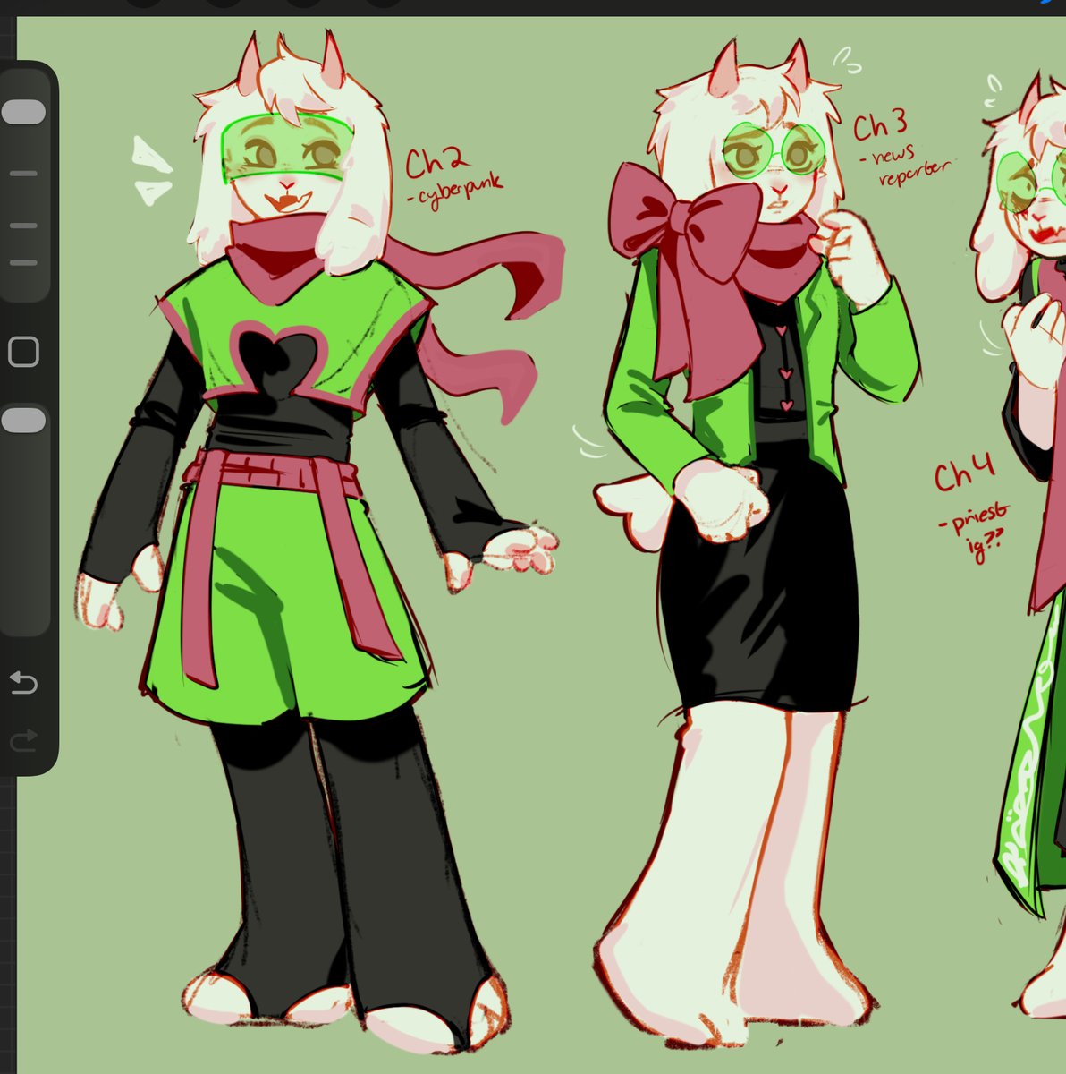 cherriinie's tweet photo. ralsei’s turn 💃 https://t.co/bhC0cnzH6m