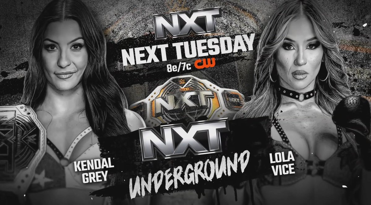 CrispyWrestlin's tweet photo. Last NXT match for Lola Vice me thinks 

#WWENXT https://t.co/cwXFtWOBO5