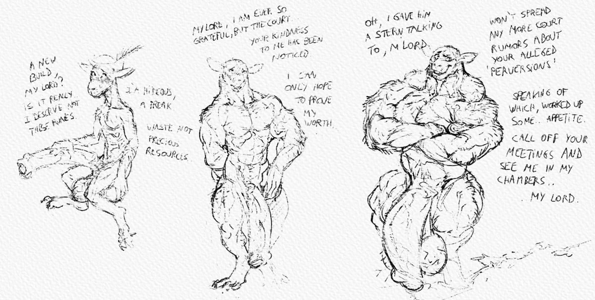 Phurreh's tweet photo. Poor Boc was too big so I made him bigger now he's big enough. A bit bweh final face not enough scrungle but I sleep now bye https://t.co/5BoffkzBU2