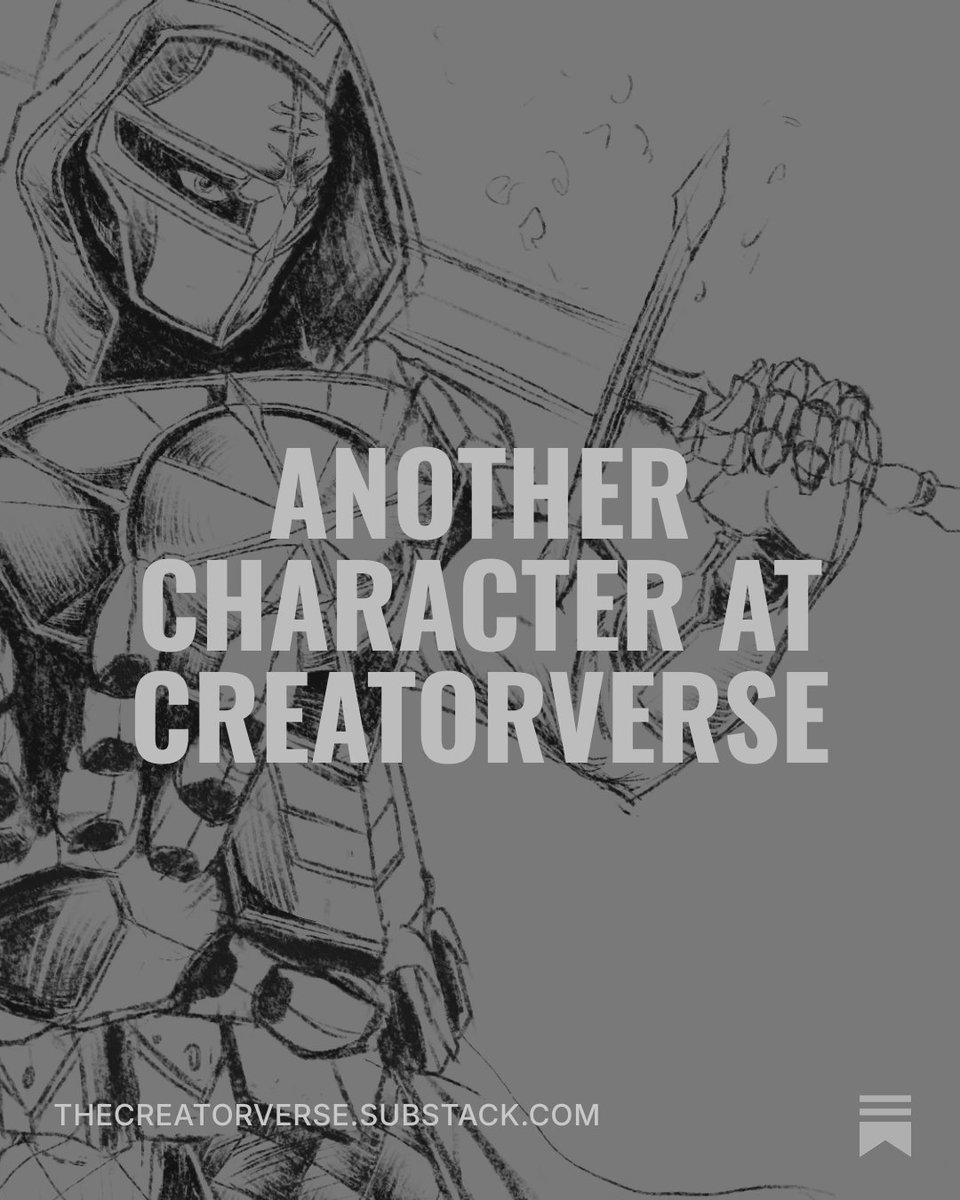 CreatorverseTV's tweet photo. Another Character at Creatorverse | Crucible: A Knight In The Light.

Full Article on Substack
https://t.co/gM3pDOPW05
#substackcommunity #writercommunity #ArtMoots https://t.co/AutfaezK4X