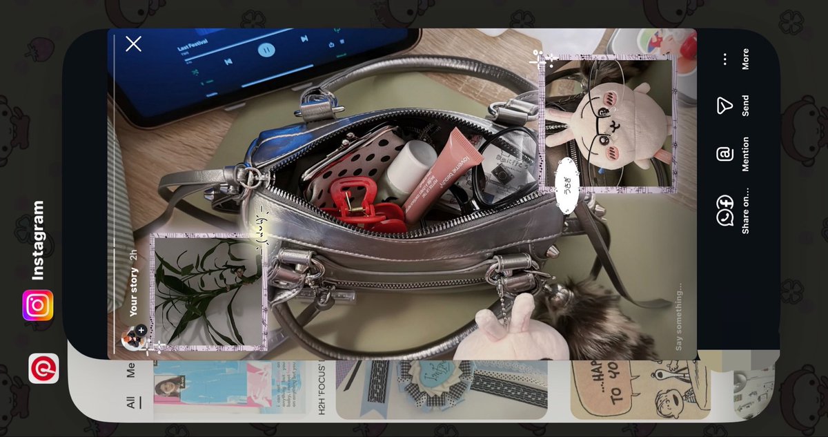 Seehmjok's tweet photo. #whatisinmybag 👝🪽🌀 https://t.co/fPtN0U3YGC