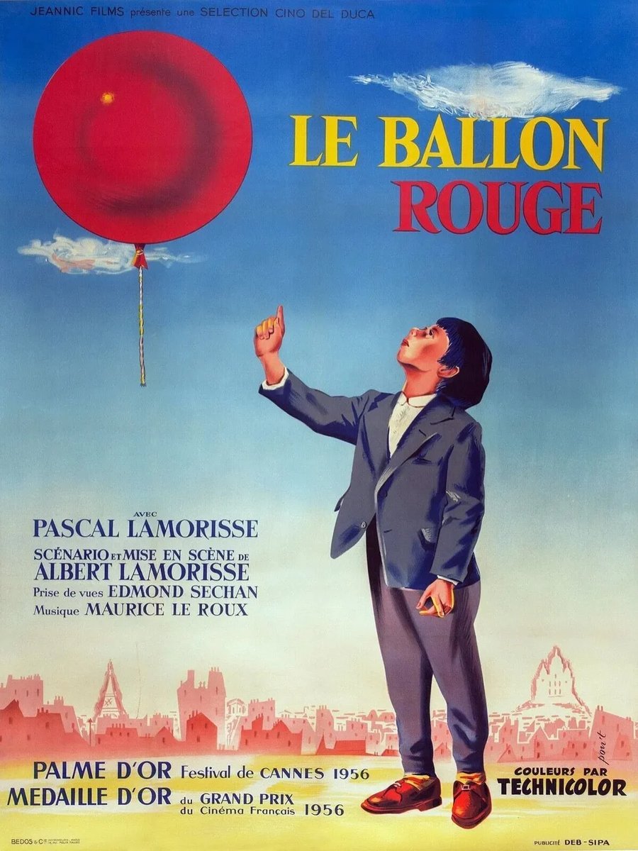67sullivan's tweet photo. アルベール・ラモリス『赤い風船』(1956) ★★★1/2 https://t.co/sbUCpTcsmP