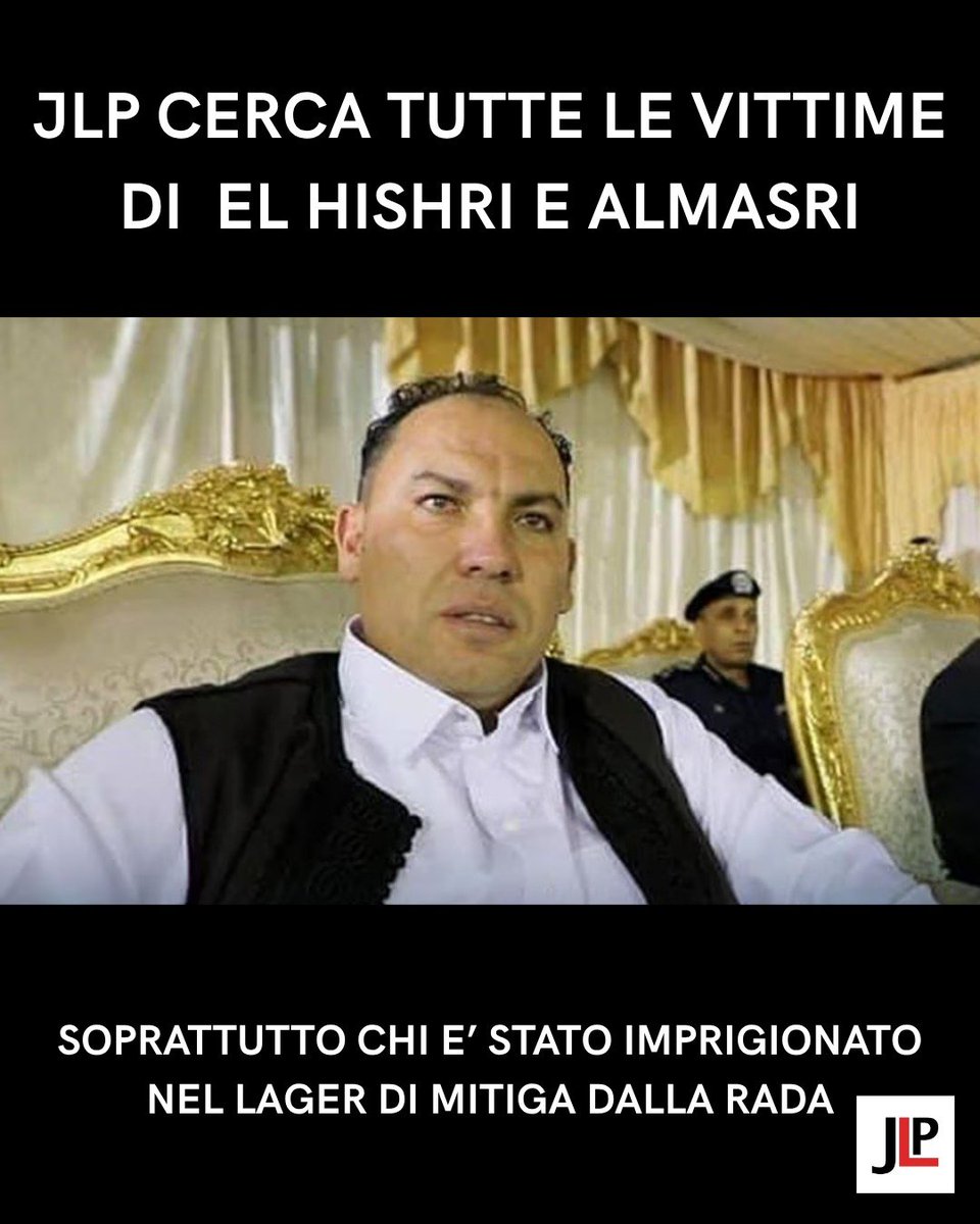 JLProject1's tweet photo. Noi di #JLProject stiamo cercando altre vittime di #Almasri e #ElHishri.
Condividete l'appello con chi può conoscerle. https://t.co/WZKEkbAvtw