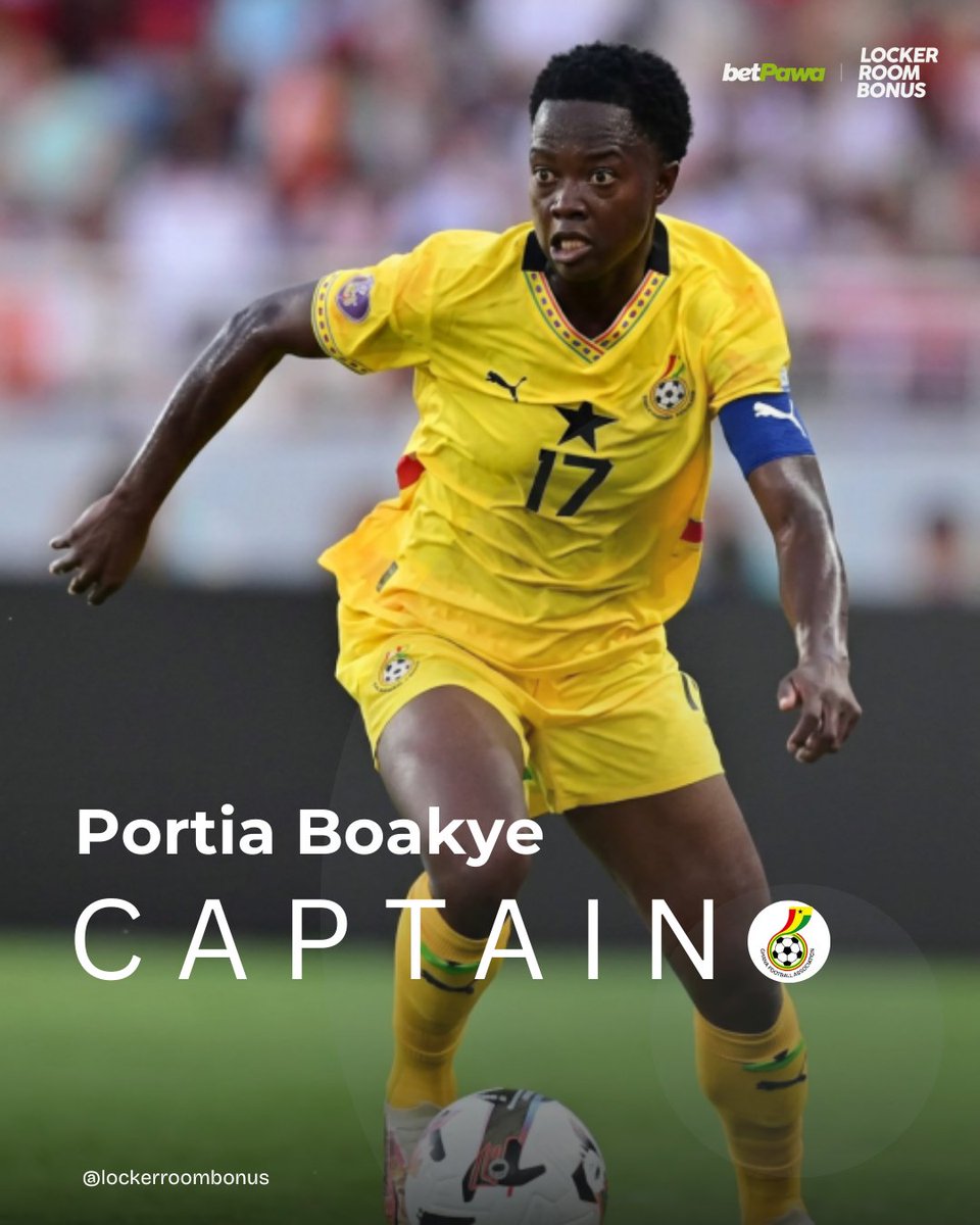 LockerRoomBonus's tweet photo. The Black Queens are ready.
New faces. Proven leaders. One goal.

They carry the hopes of a nation every time they step onto the pitch, and we'll be behind them every step of the way. 🇬🇭 https://t.co/1hOt2Fh1iy