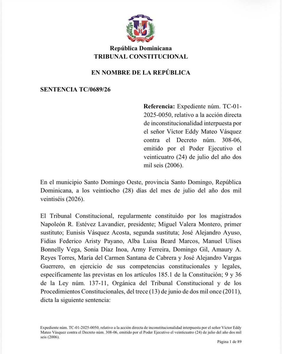 Víctor Eddy Mateo Vásquez tweet media