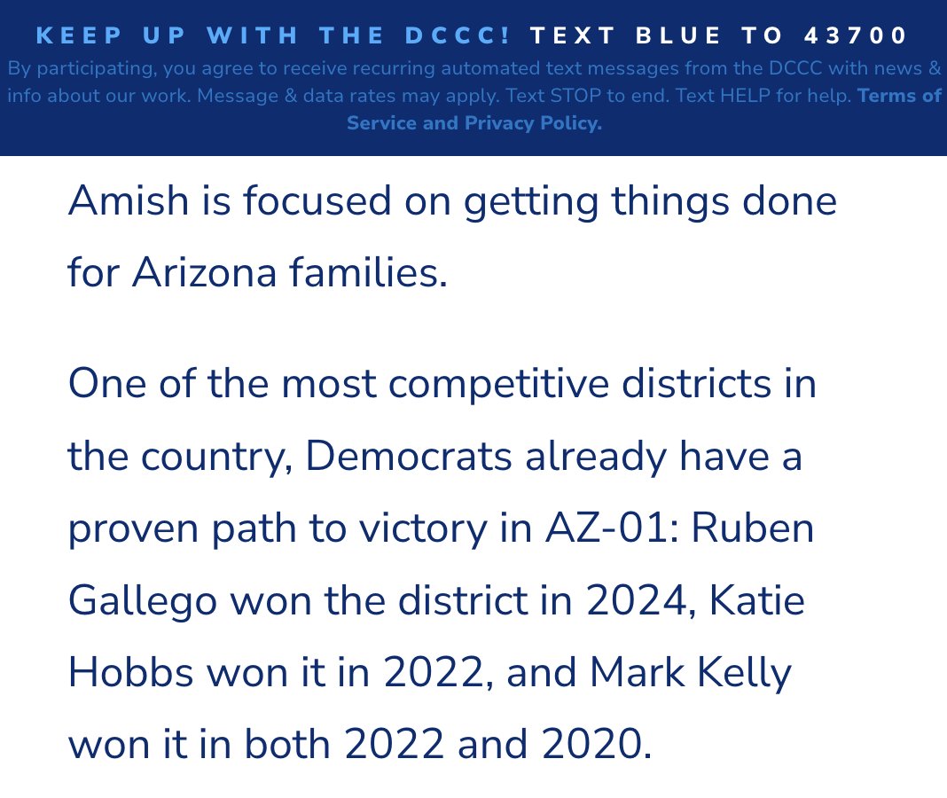 bennpetersen's tweet photo. Hmm weird what happened in #AZ01 in 2024?
can't believe they put this in their press release lmao https://t.co/XBipxaA1XR