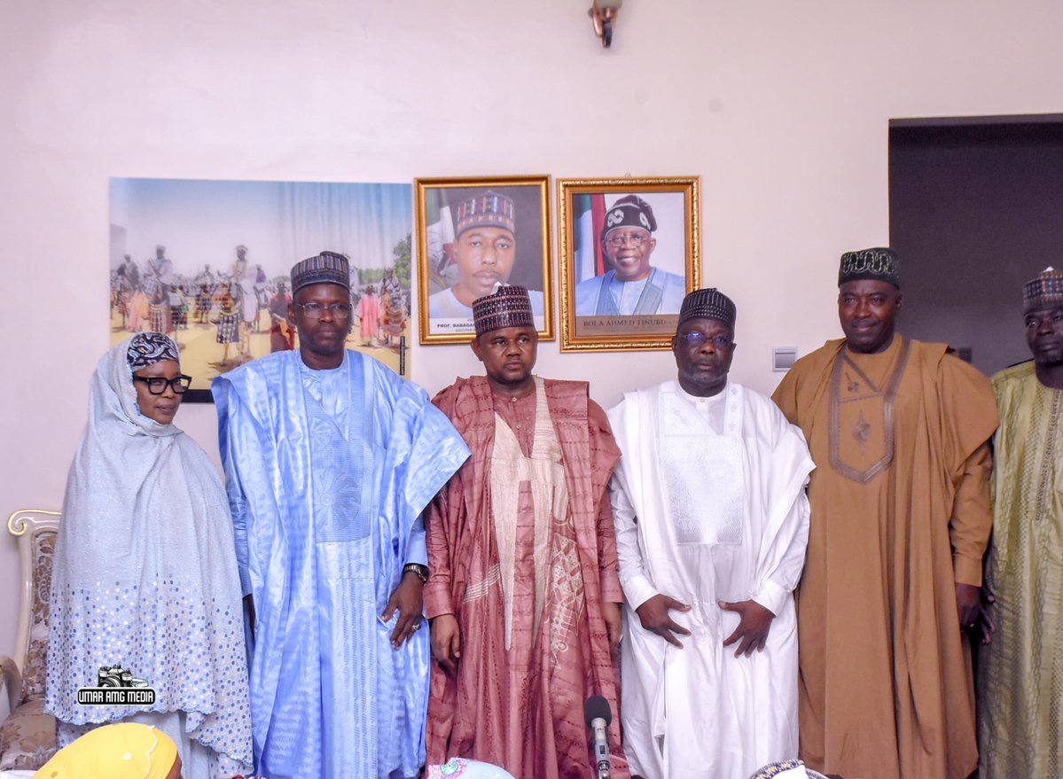 BMB1_Official's tweet photo. Mobbar LGA Stakeholders Pay Solidarity Visit to APC Governorship Candidate, Running Mate

The All Progressives Congress (APC) Governorship Candidate for the 2027 Borno State Governorship Election, Engr. Mustapha Gubio, FNSE, alongside his Deputy Governorship Running Mate, Hon. Ali Abdullahi Isa (AAI), on Tuesday received a high-powered delegation of stakeholders from Mobbar Local Government Area on a solidarity visit.

The delegation was led by the Executive Chairman of Mobbar Local Government Council, Hon. Mohammed M. Aji (M-Gas), and comprised prominent political leaders, traditional rulers, party faithful, and other influential stakeholders from the local government.

Also in the delegation were the APC House of Representatives Candidate for Mobbar, Hajiya Fati Kakinne, traditional rulers, community leaders, and other respected political figures who reaffirmed their commitment to the APC and pledged their unwavering support for the Gubio/AAI ticket ahead of the 2027 general elections.

The stakeholders expressed confidence in the leadership, vision, and capacity of Engr. Mustapha Gubio and Hon. Ali Abdullahi Isa to build on the developmental strides of the APC administration in Borno State, assuring them of the continued support and cooperation of the people of Mobbar Local Government Area.

The event was witnessed by the Borno State APC Chairman, Hon. Bello Ayuba; the Deputy State APC Chairman, Hon. Alhaji Garba Mulima; the APC State Security Coordinator, Mustapha Loskuri; Hon. Gambomi Marte, Dr Zanna Modu Gubio as well as other party executives, stakeholders, and supporters.

The solidarity visit further underscored the growing unity and grassroots support enjoyed by the APC governorship ticket across Borno State as preparations for the 2027 general elections continue.