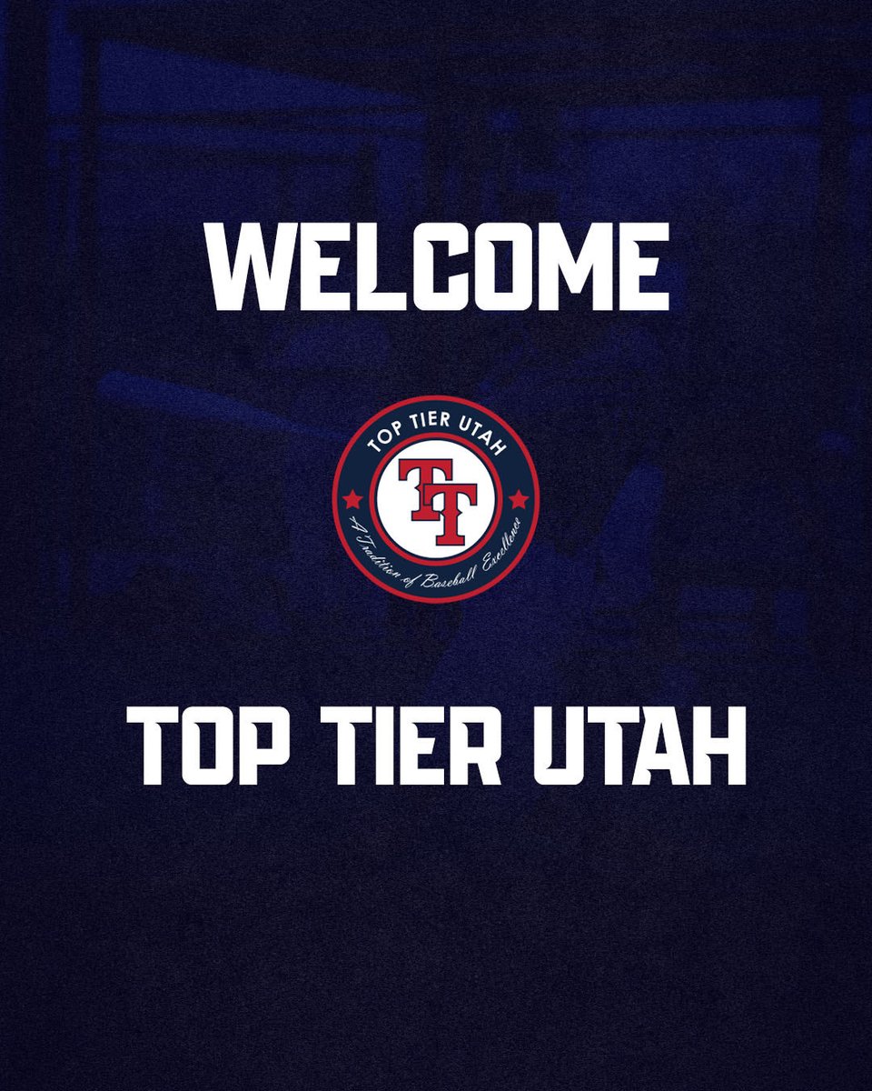 TopTierBaseball's tweet photo. ANNOUNCEMENT: Top Tier Baseball Launches Top Tier Utah 🏔️ 

“We’re thrilled to expand our footprint in the West by adding Top Tier Utah. The longstanding tradition of excellence at Top Tier Baseball, combined with the talented athletes throughout Utah, makes this an exciting partnership from day one” - Todd Fine, CEO

🔗: https://t.co/k1Kw7LAXEy