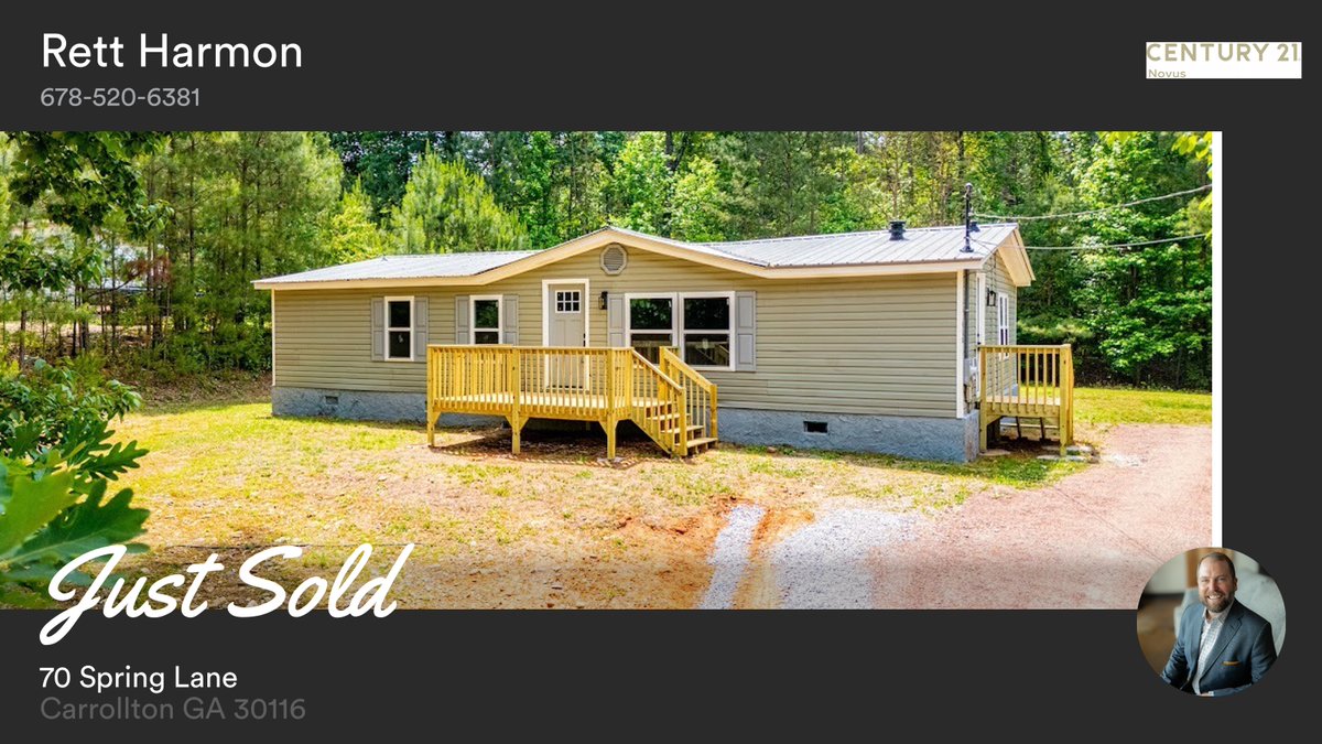 rettharmon's tweet photo. 🛌 3 🛀 2
📍 70 Spring Lane, Carrollton, GA, 30116

My latest sale on RateMyAgent.
GA 243643
https://t.co/Pji2ShEfcC

...
#ratemyagent #realestate #Century__Novus https://t.co/2YBTuLqhka