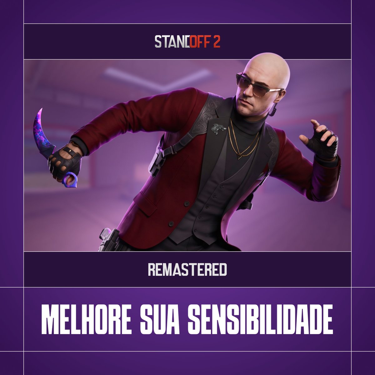 Standoff2_br's tweet photo. Melhore sua sensibilidade no Remaster!

⚙️ A versão de teste conta com uma nova configuração chamada Precise Aim Response, que ajuda a tornar os movimentos da sua mira mais suaves. Se a sua sensibilidade costuma parecer muito brusca ou instável, experimente ativar essa opção. https://t.co/CwXcUhsKgV