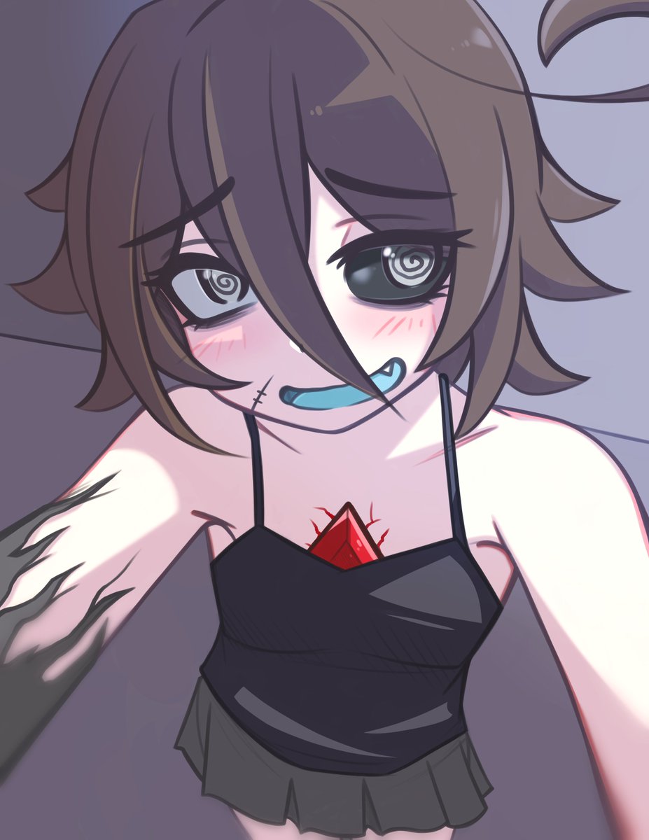 alichuart's tweet photo. she can be cute sometimes i guess #AshArt https://t.co/bnoYvG65Lt
