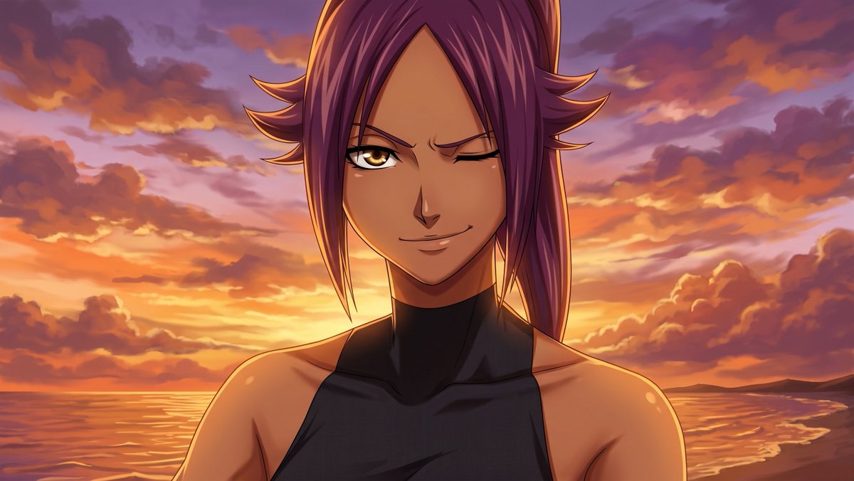 animeruksplus's tweet photo. Yoruichi  - Bleach https://t.co/vPYFAzbyuZ