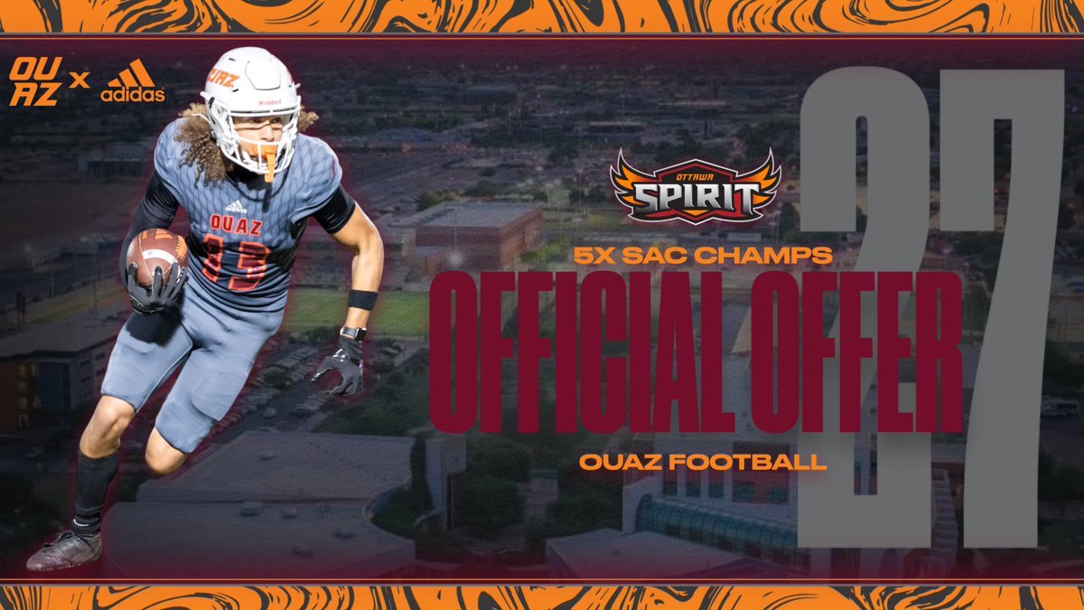 riddik13jerdee's tweet photo. Blessed to receive my 4th 🅾️ffer to @OUAZFootball @CoachMurphyQB @CoachSmithson87 @CoachJDominguez @CoachAllshouse /@AaronFrana @CoachElauer51 https://t.co/3NpSLIjlE8