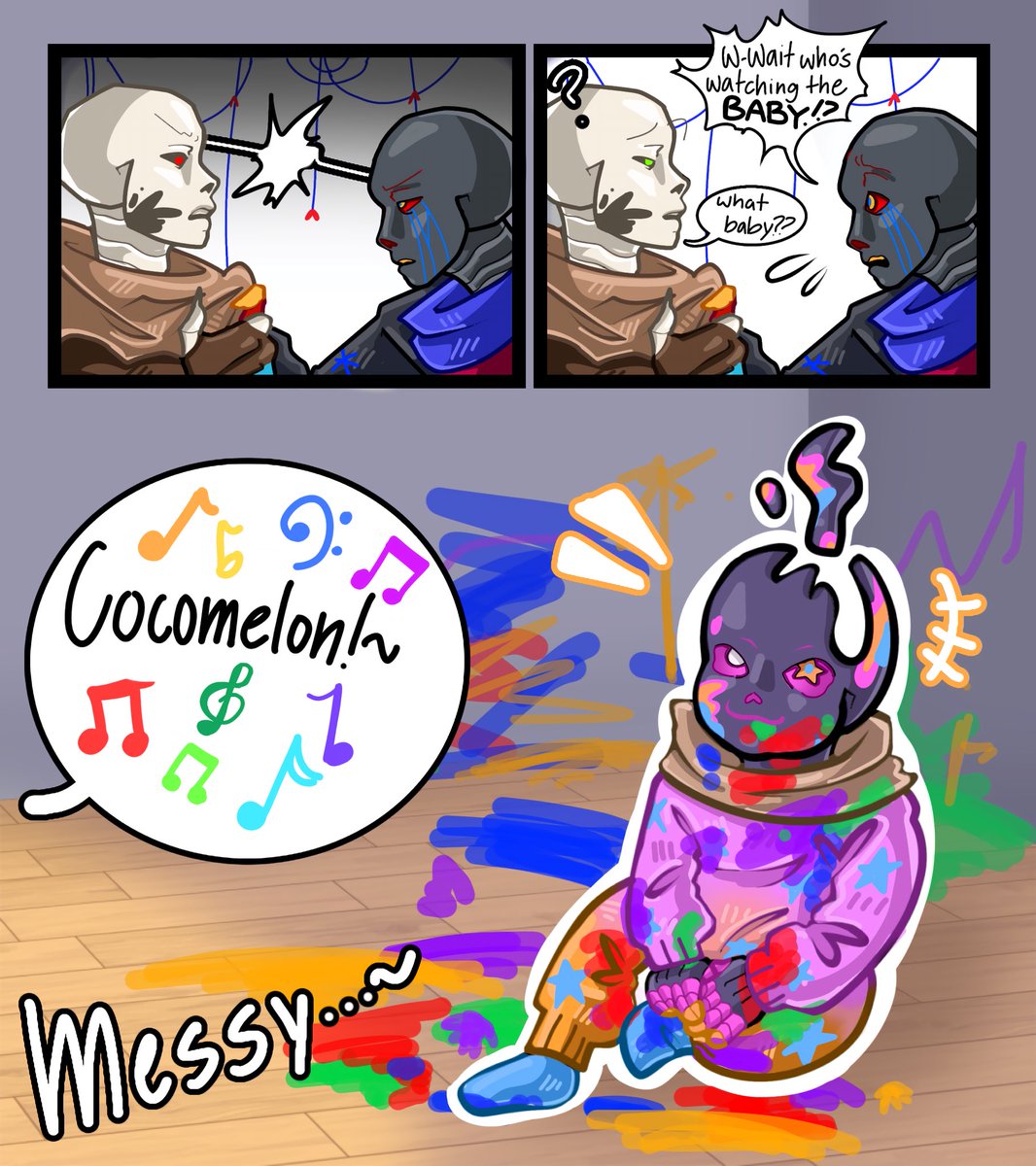 KkrakaTower's tweet photo. I think PJ is sufficiently entertained
#paperjam #errorsans #inksans https://t.co/OkzB7ilbD2