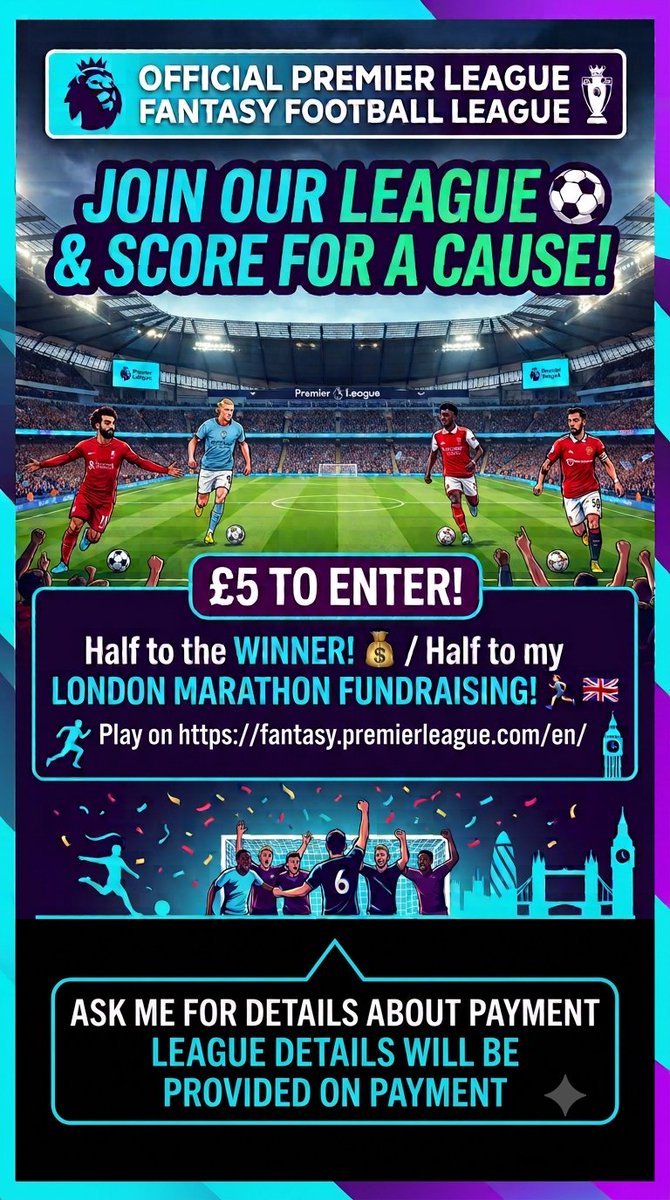 potts2310's tweet photo. Give it a go and win some money as well as helping @TheBHF 

#fantasyfootball #football https://t.co/IjqwWI4zjv
